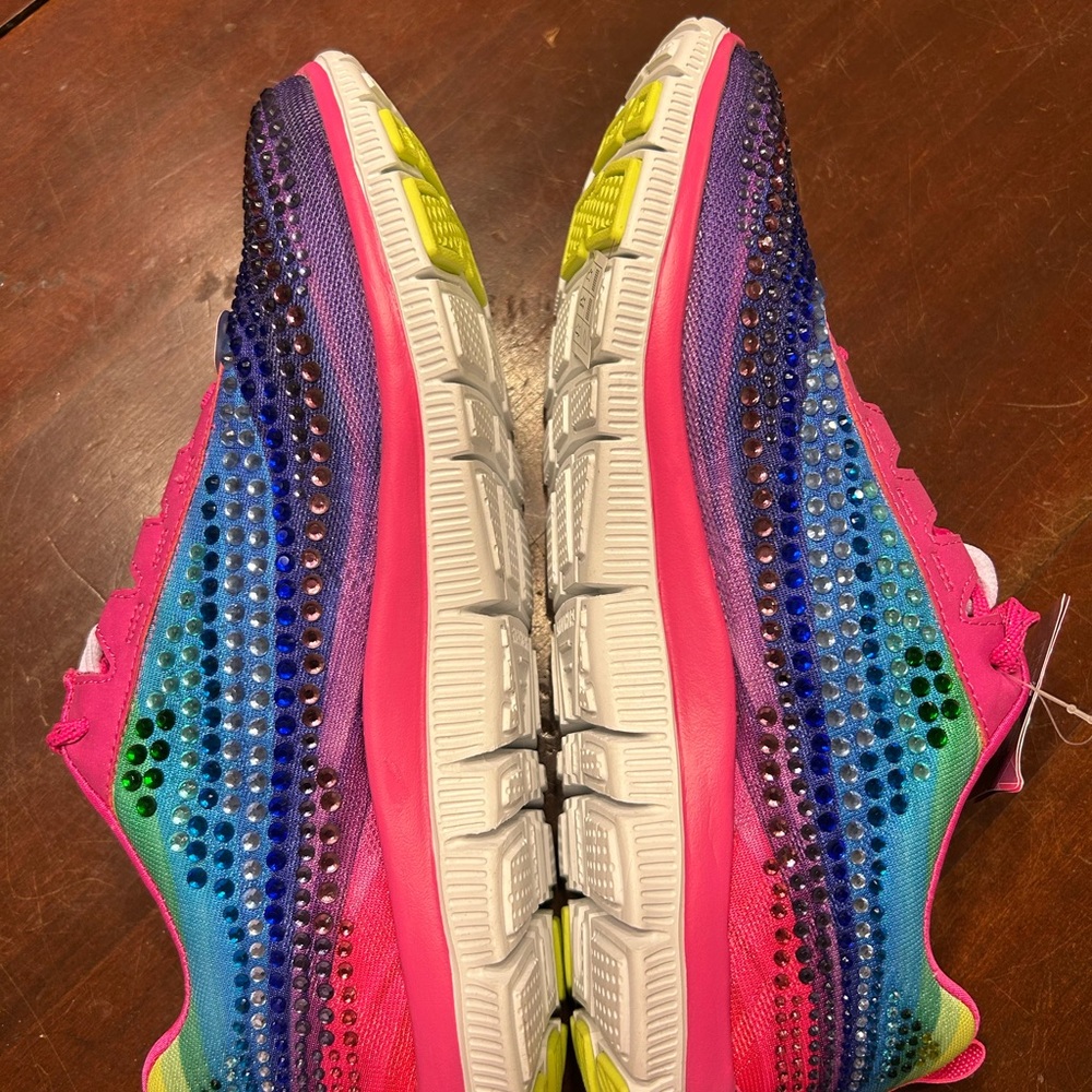 Skechers Rainbow Sparkle Sneakers - Picture 3 of 6